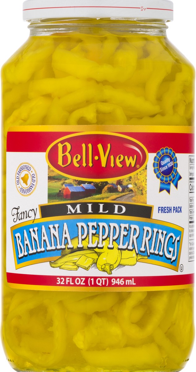 slide 4 of 12, Bell-View Mild Fresh Pack Banana Pepper Rings 32 oz, 32 oz