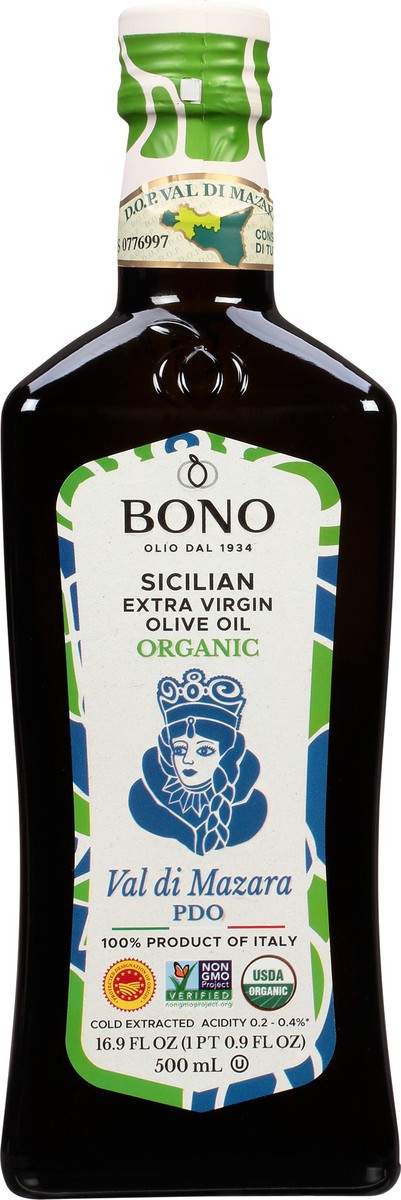 slide 6 of 9, Bono Sicilian Extra Virgin Organic Olive Oil 16.9 fl oz, 16.9 fl oz