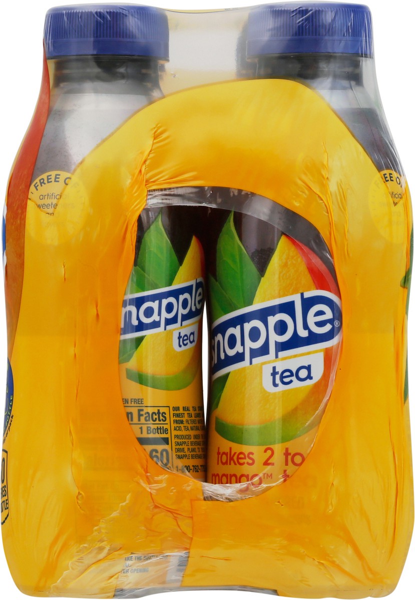 slide 6 of 9, Snapple 6 Pack Takes 2 to Mango Tea 6 - 16 fl oz Bottles - 16 oz, 16 oz