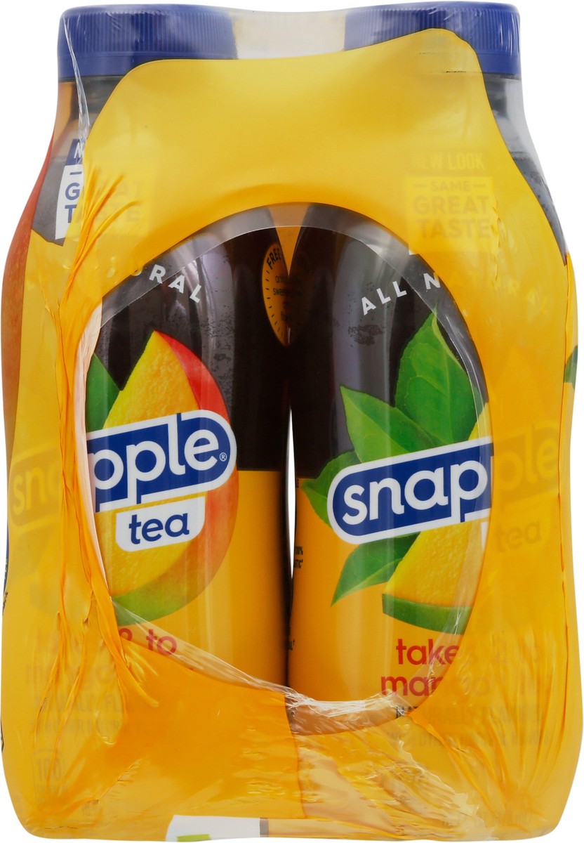 slide 5 of 9, Snapple 6 Pack Takes 2 to Mango Tea 6 - 16 fl oz Bottles - 16 oz, 16 oz