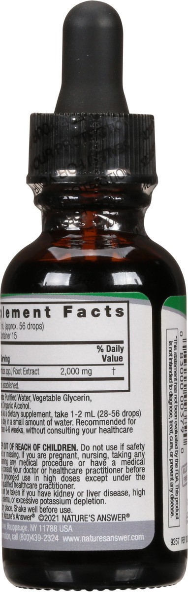 slide 8 of 13, Nature's Answer Licorice Root Extract Og, 1 fl oz