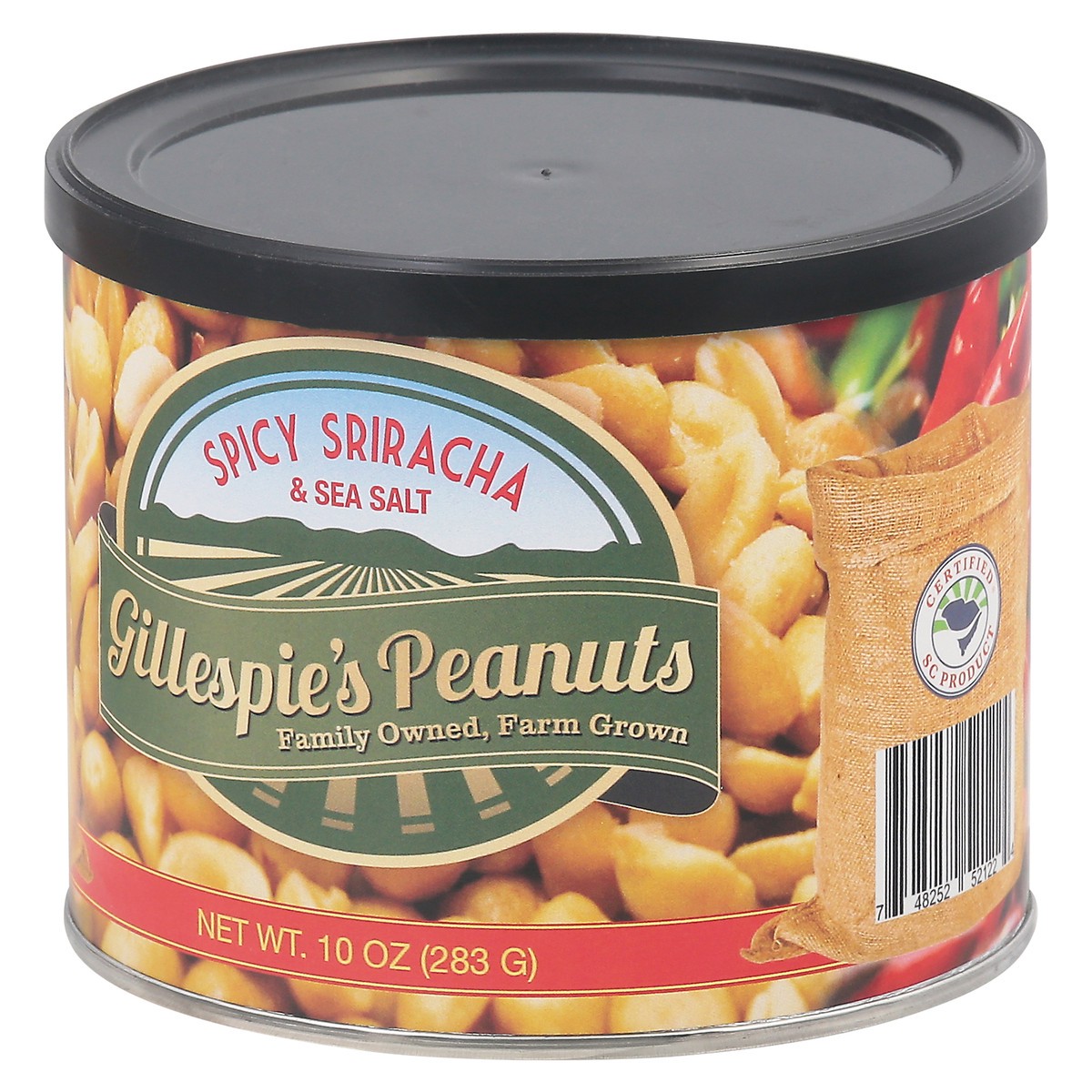 slide 5 of 9, Gillespies Peanuts Gillespies Spicy Siracha Peanuts, 10 oz