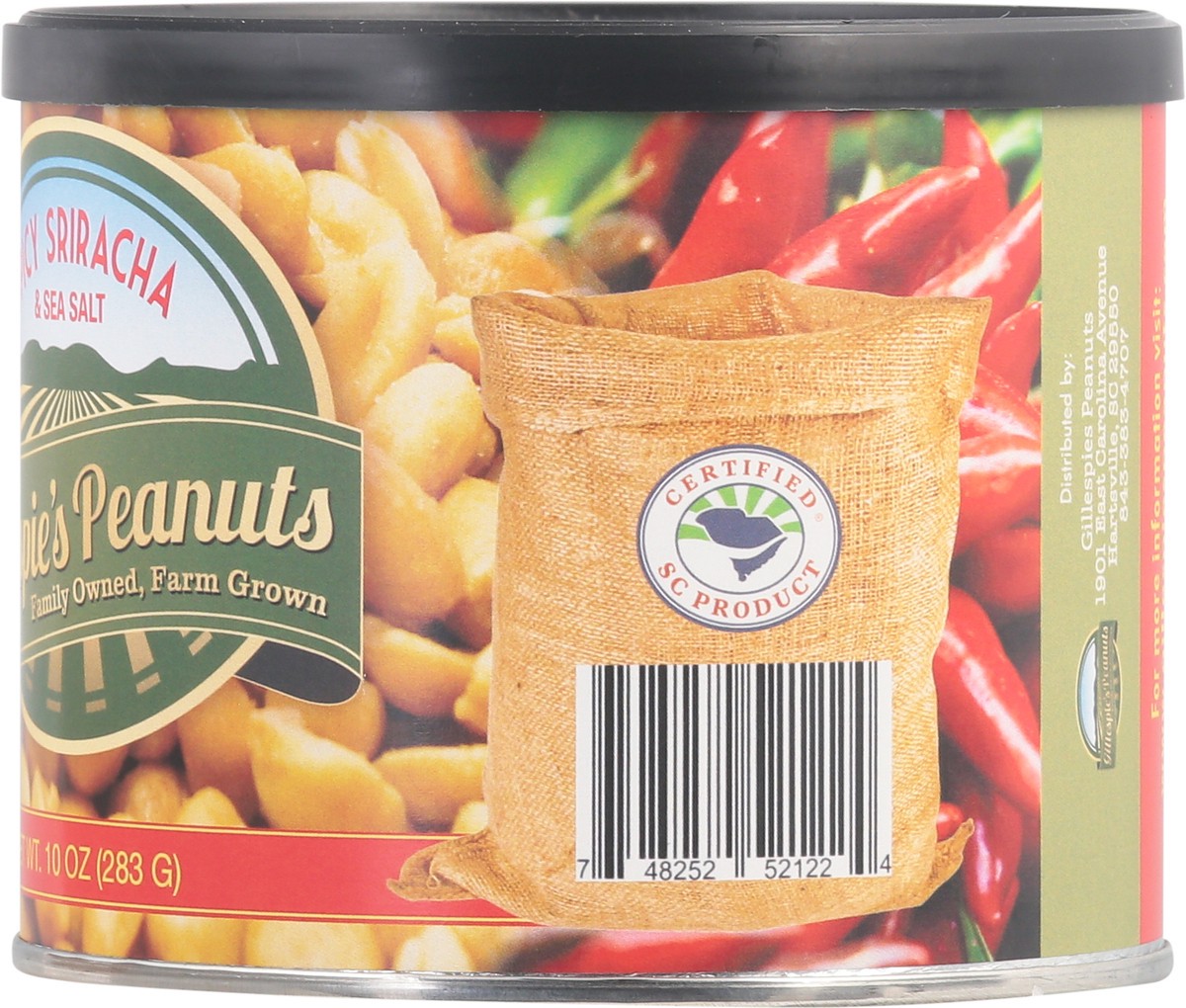 slide 4 of 9, Gillespies Peanuts Gillespies Spicy Siracha Peanuts, 10 oz