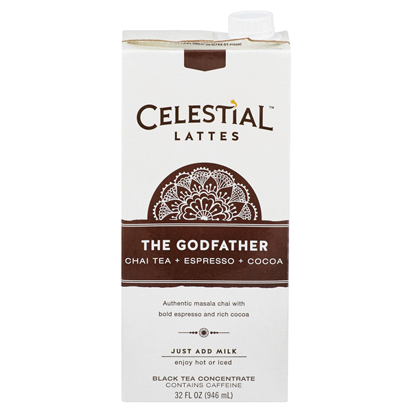 slide 1 of 1, Celestial Seasonings The Godfather Latte, 32 oz