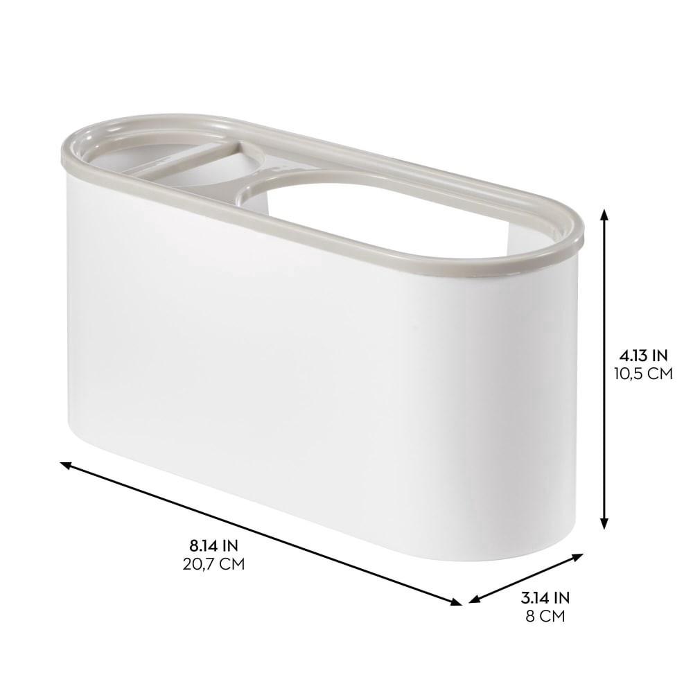 slide 4 of 5, iDesigns Dental Station - White/Satin, 1 ct