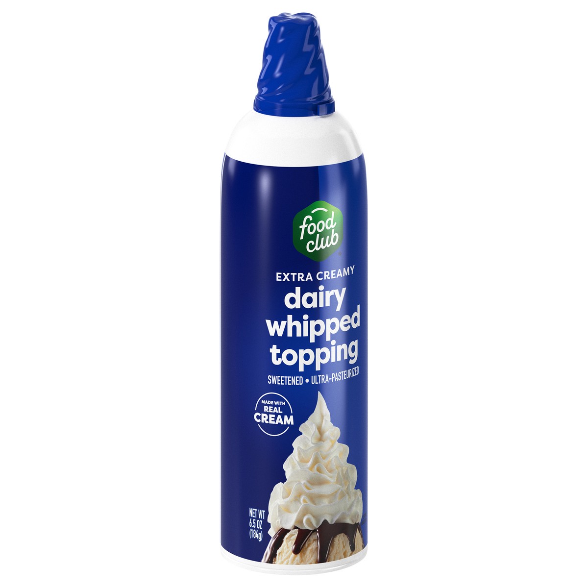 slide 2 of 4, Food Club Extra Creamy Whipped Topping, 6.5 oz