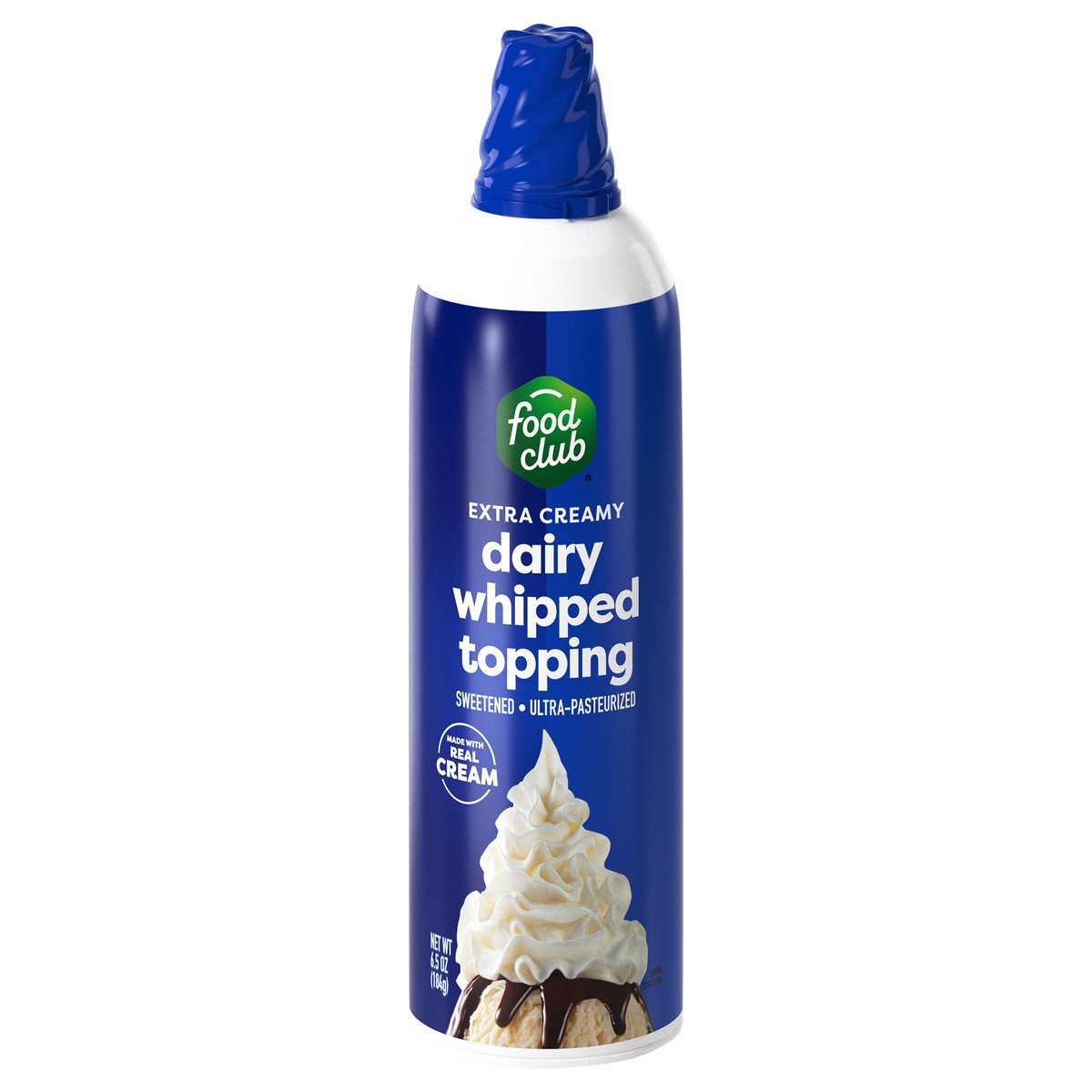slide 1 of 4, Food Club Extra Creamy Whipped Topping, 6.5 oz