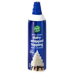 Food Club Extra Creamy Whipped Topping