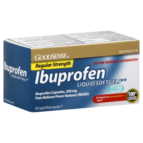 slide 1 of 1, Good Sense Ibuprofen Softgels, 40 ct