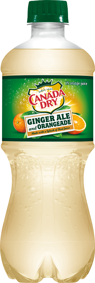 slide 1 of 1, Canada Dry Ginger Ale and Orangeade bottle, 1 ct