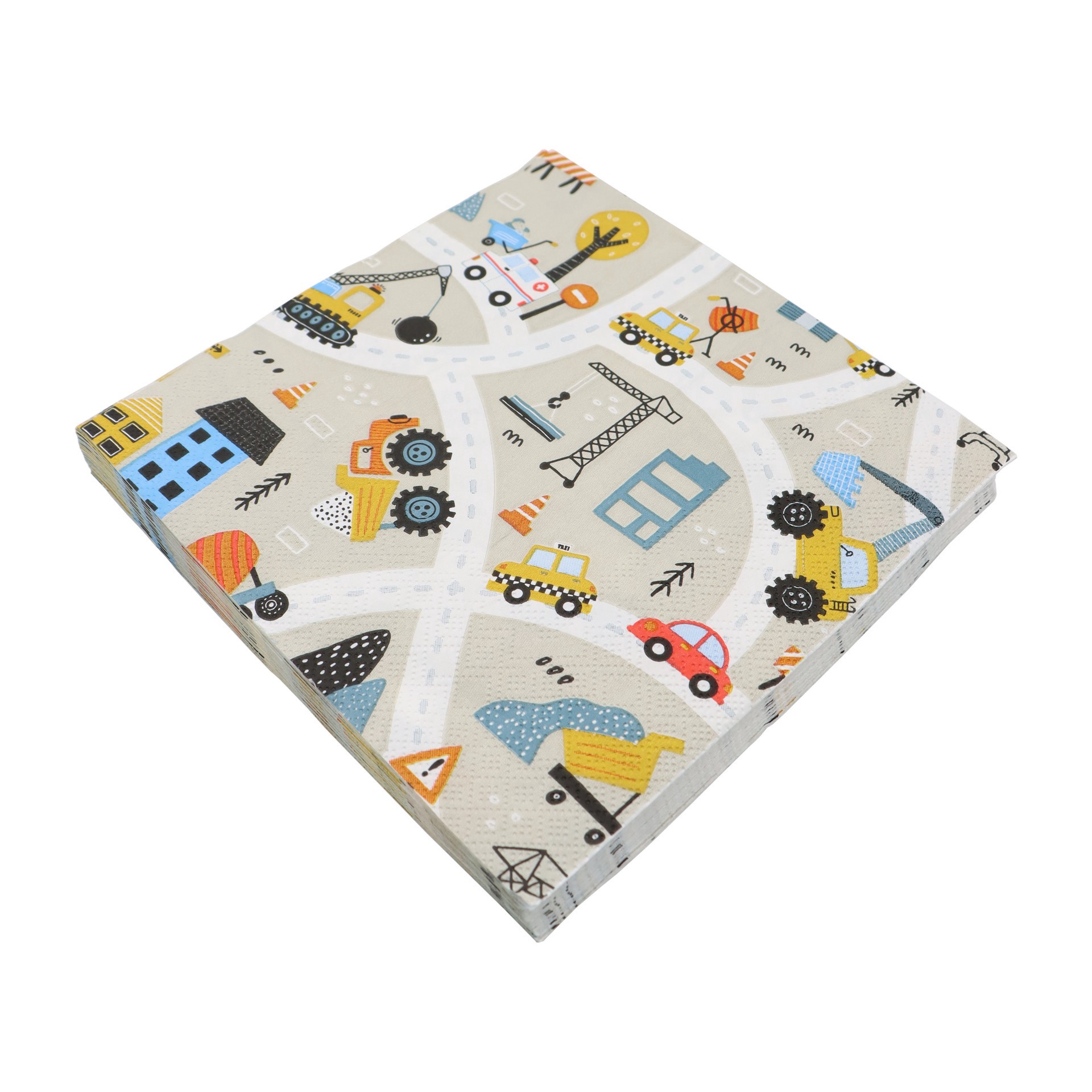 slide 2 of 3, Construction Lunch Napkins, 20ct. By Celebrate It, 20 ct