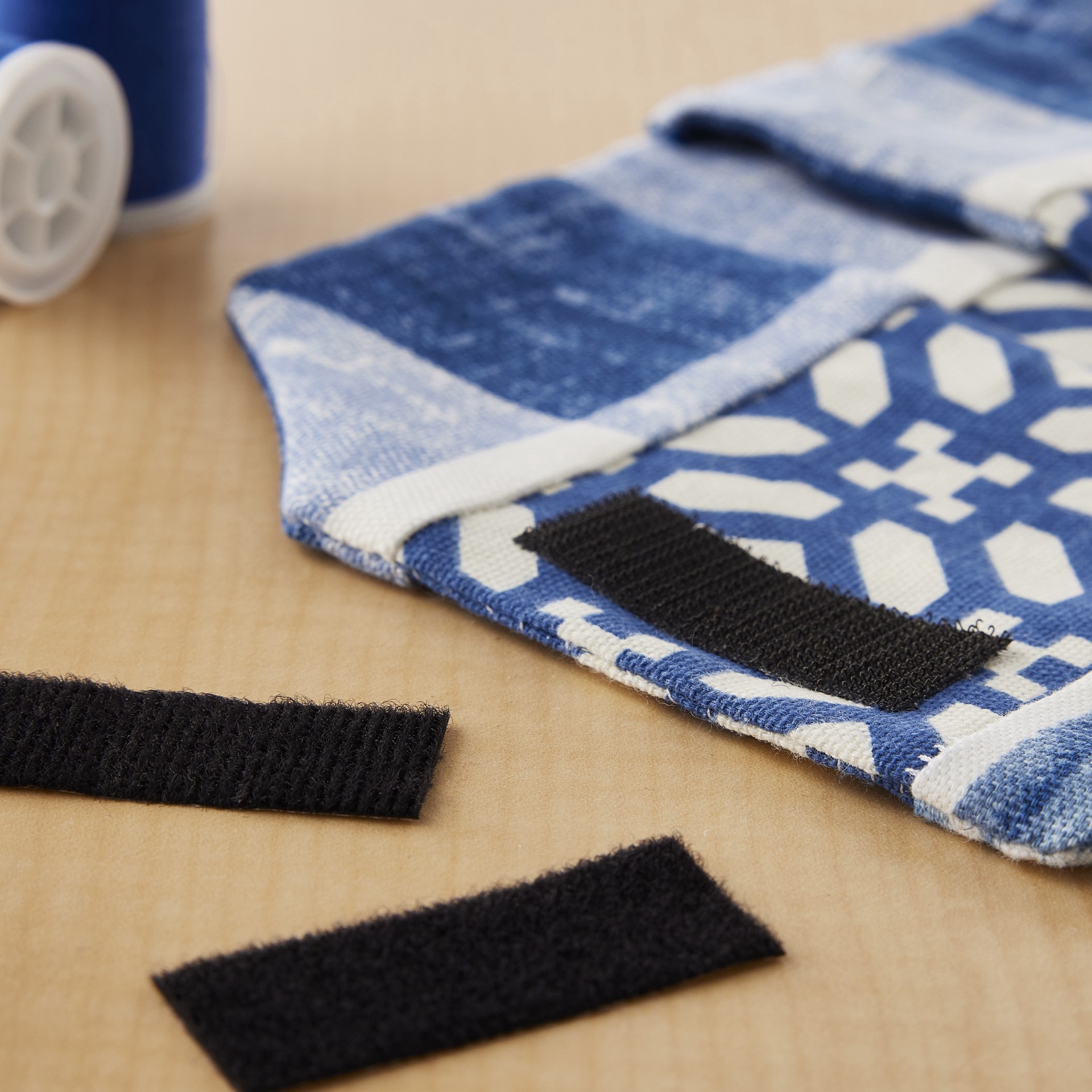 slide 3 of 6, VELCRO Brand Velcro Sticky Back For Fabrics - Black, 24 in x 0.74 in