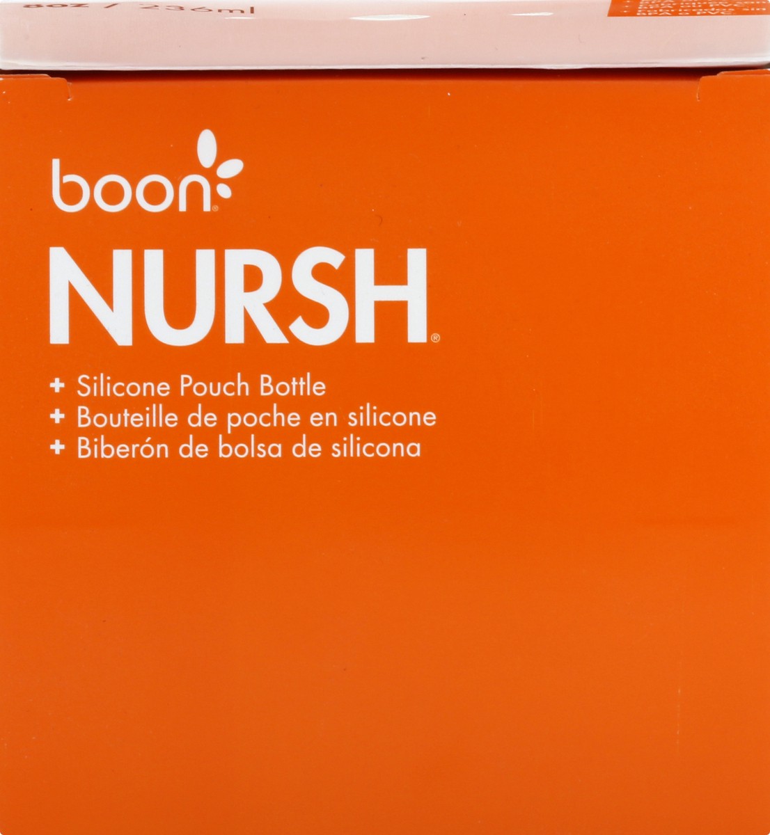 slide 4 of 11, Boon Nursh 3+ Months Medium Silicone Pouch Feeding Bottle 1 ea, 1 ct