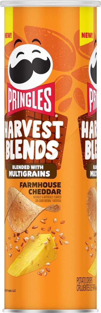 slide 8 of 9, Pringles Harvest Blends Potato Crisps Chips, Farmhouse Cheddar, 5.5 oz, 5.5 oz