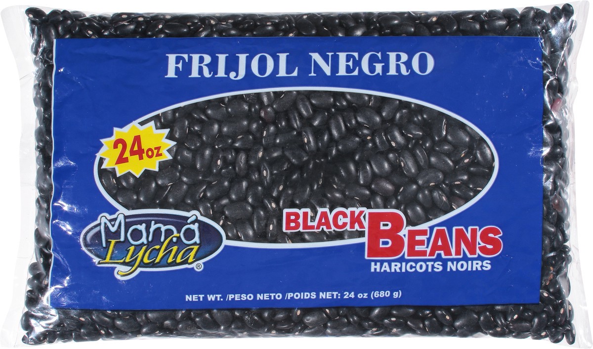 slide 12 of 12, Mama Lycha Black Beans 24 oz, 24 oz