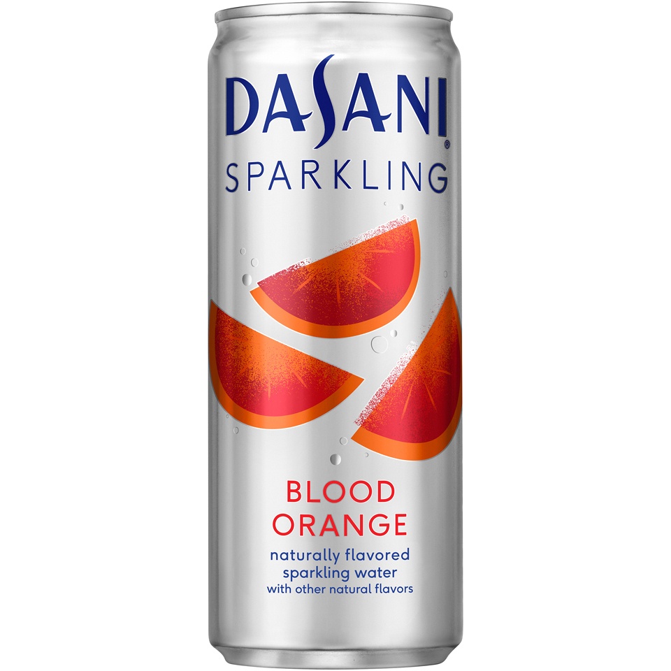slide 1 of 6, Dasani Sparkling Blood Orange Water Beverage, 12 fl oz
