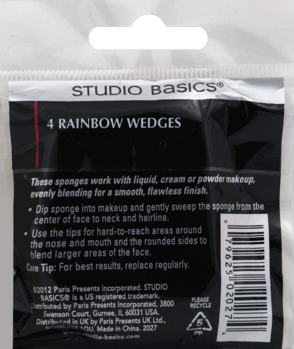 slide 2 of 3, Studio Basics Wedges 4 ea, 4 ct