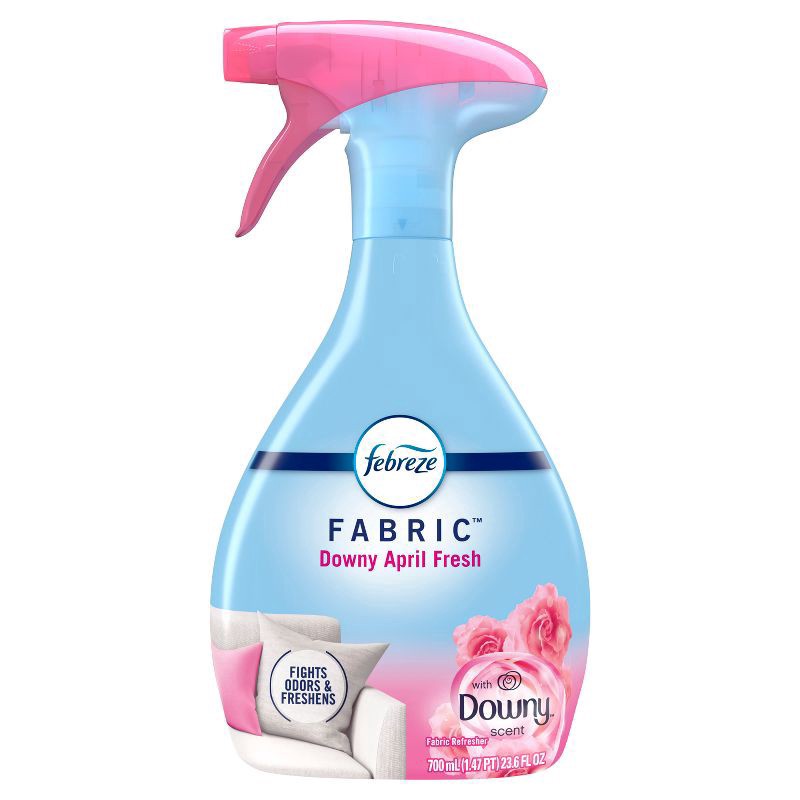 slide 2 of 10, Febreze Fabric Spray Air Freshener, Odor-Fighting Fabric Refresher, Downy April Fresh, 23.6 fl oz, 1.47 pt