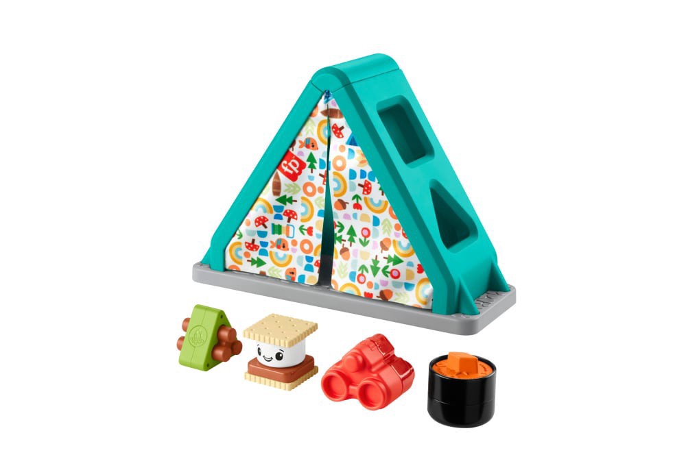 slide 2 of 3, Fisher-Price Smore Shapes Camping Tent, 1 ct