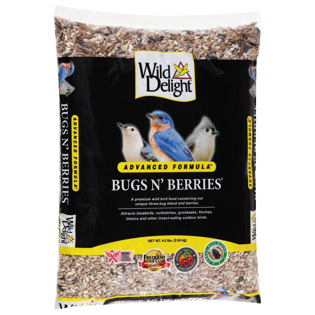 slide 7 of 15, Wild Delight Bugs N Berries Bird Seed, 4.5 oz
