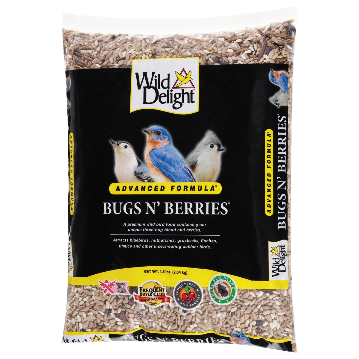 slide 3 of 15, Wild Delight Bugs N Berries Bird Seed, 4.5 oz