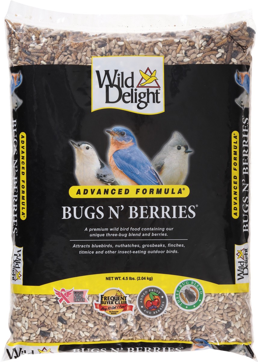 slide 13 of 15, Wild Delight Bugs N Berries Bird Seed, 4.5 oz