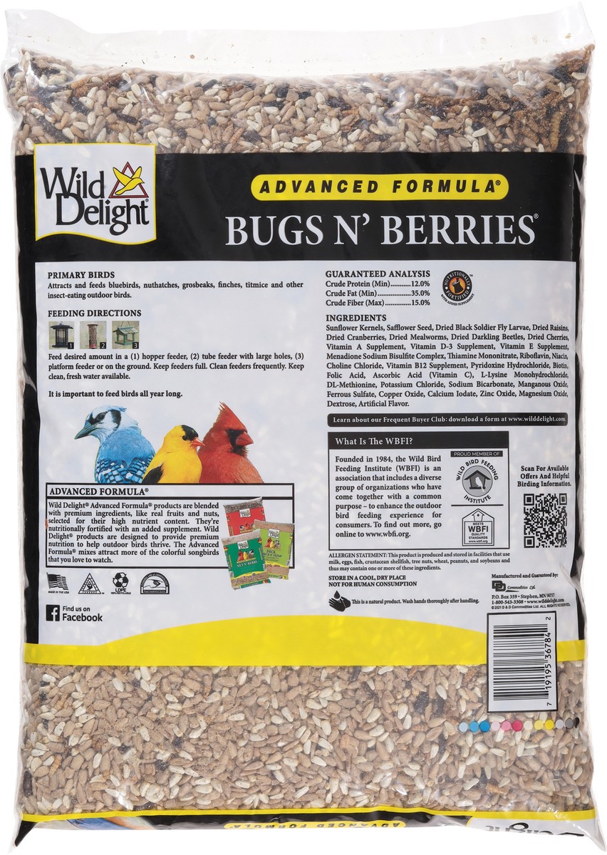 slide 6 of 15, Wild Delight Bugs N Berries Bird Seed, 4.5 oz