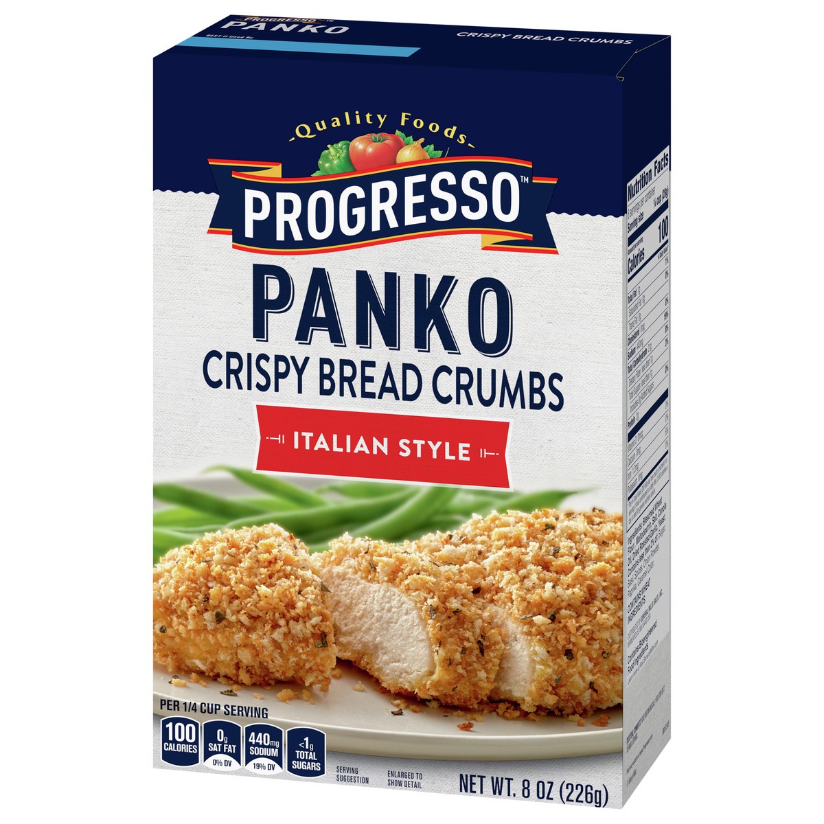 slide 7 of 9, Progresso Panko Bread Crumbs, Italian Style, 8 oz, 8 oz