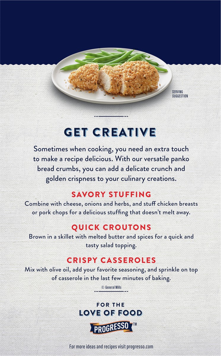 slide 5 of 9, Progresso Panko Bread Crumbs, Italian Style, 8 oz, 8 oz