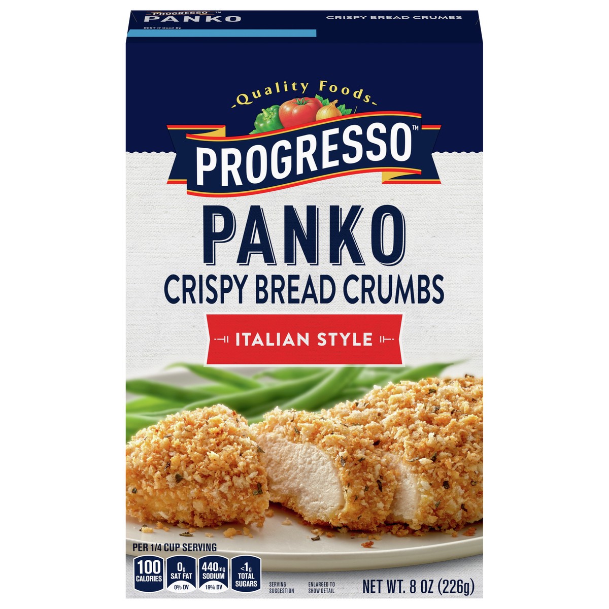 slide 1 of 9, Progresso Panko Bread Crumbs, Italian Style, 8 oz, 8 oz