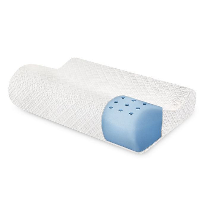 slide 2 of 3, Therapedic Classic Contour Bed Pillow, 1 ct