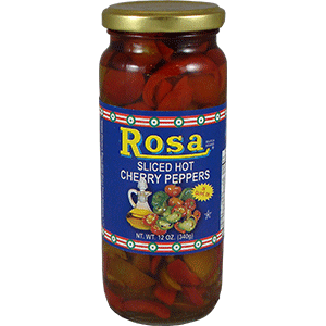 slide 1 of 1, Rosa Sliced Hot Peppers In Oil, 8.5 oz