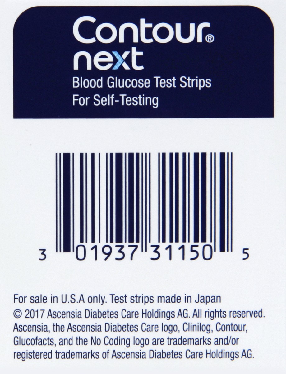 slide 4 of 5, Contour Blood Glucose Test Strips 50 ct, 50 ct