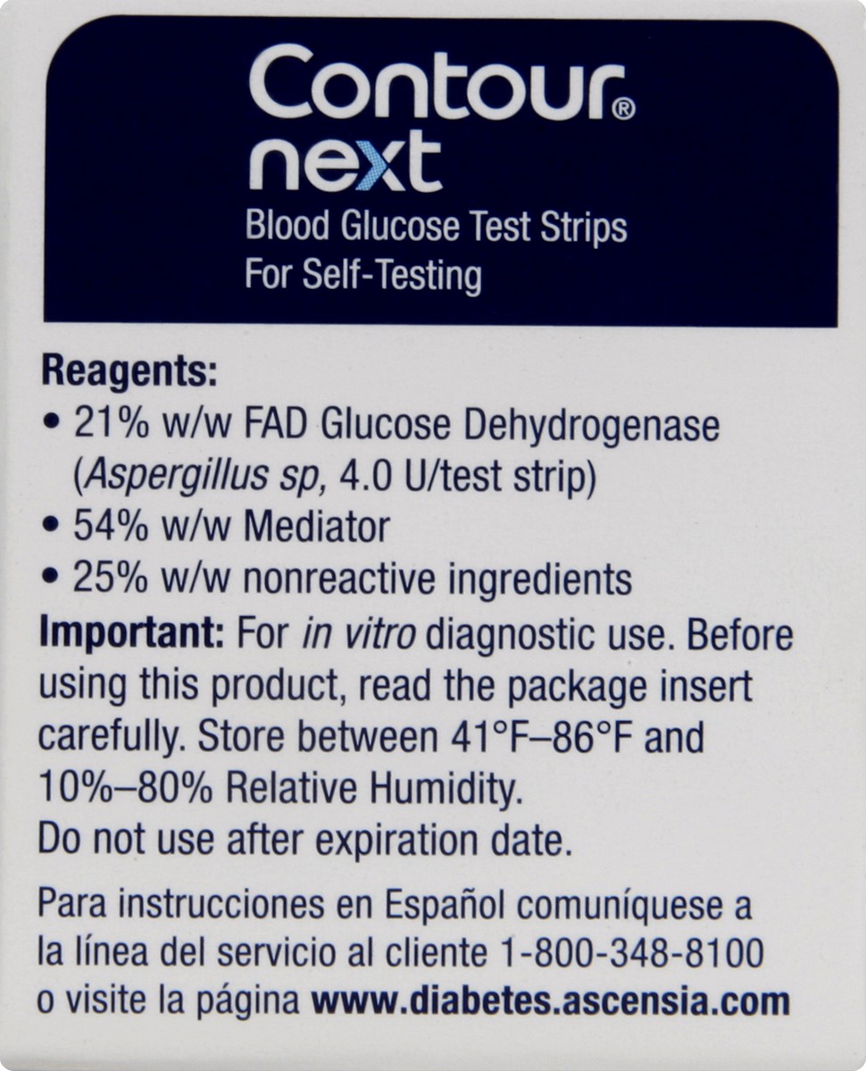 slide 5 of 5, Contour Blood Glucose Test Strips 50 ct, 50 ct