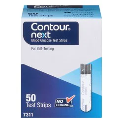 Contour Blood Glucose Test Strips 50 ct