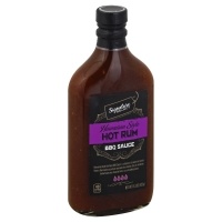 slide 1 of 1, Signature Select BBQ Sauce Hawaiian Style Hot Rum Bottle, 15.3 oz