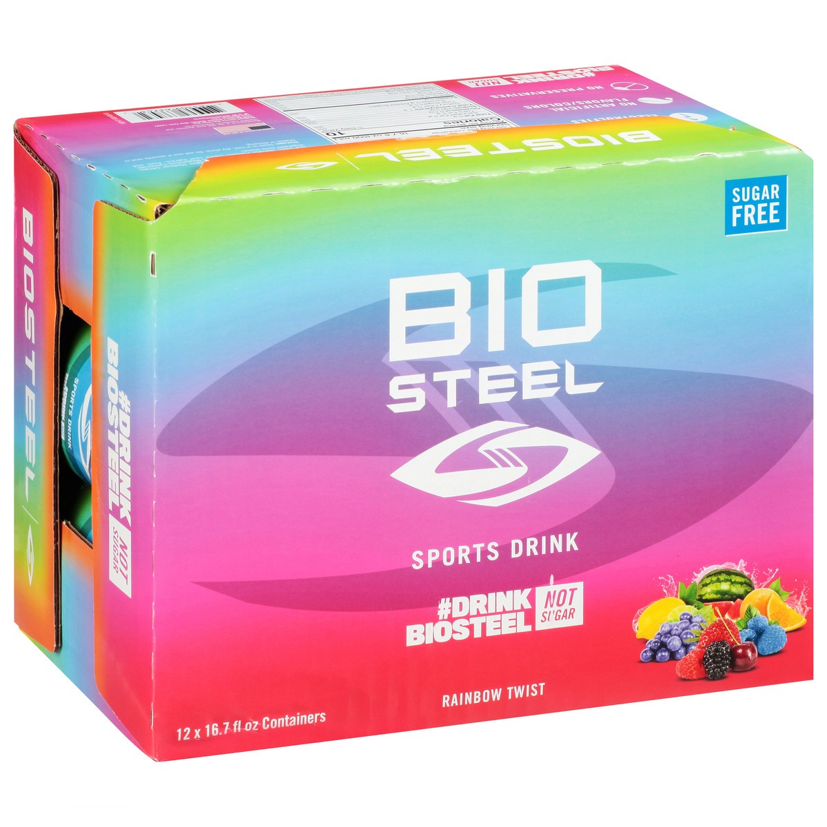 slide 4 of 14, Biosteel Rainbow Twist, 12 x 16.7 oz
