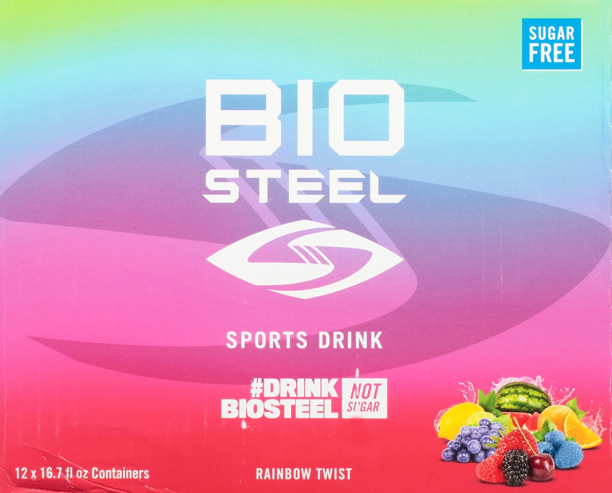 slide 9 of 14, Biosteel Rainbow Twist, 12 x 16.7 oz