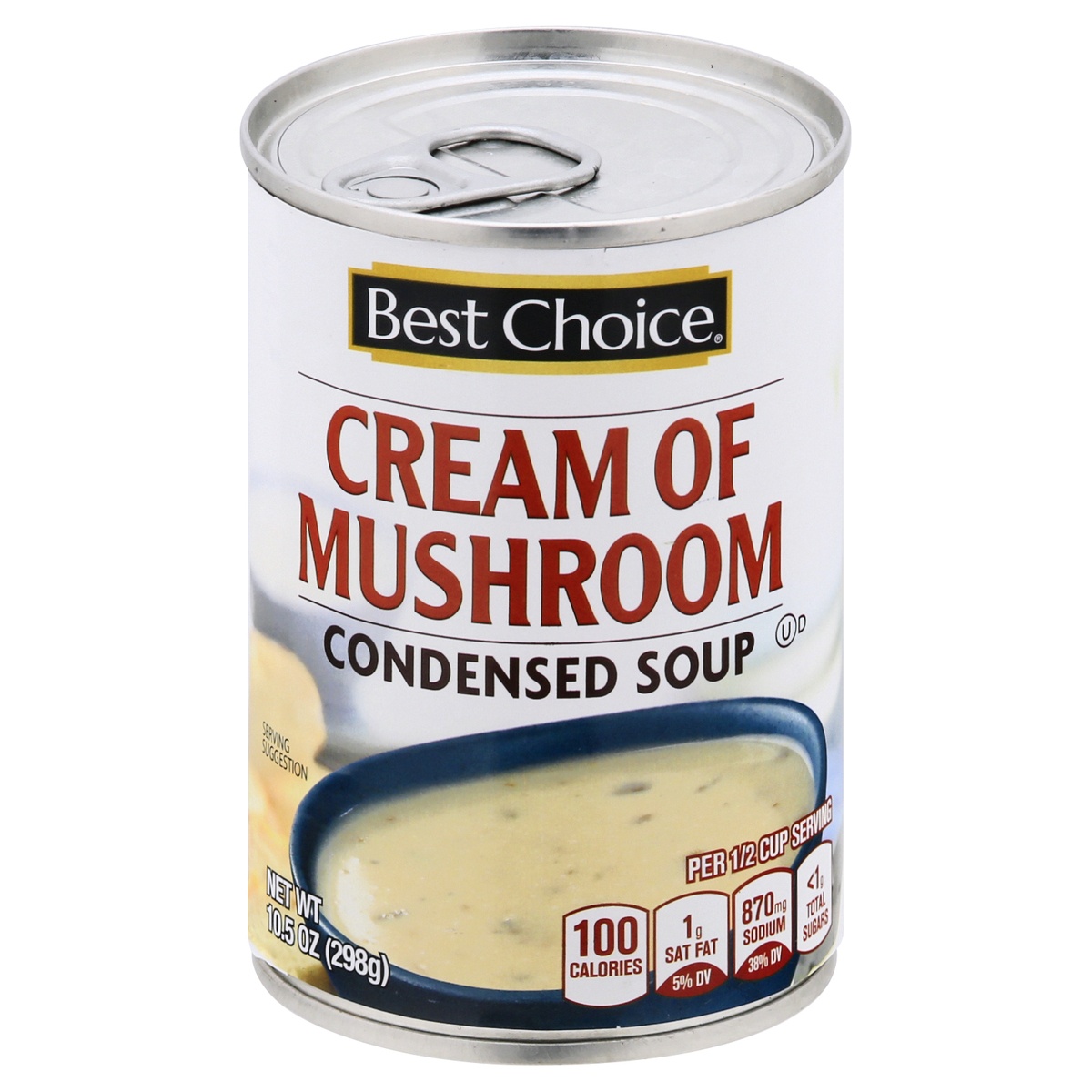 slide 1 of 1, Best Choice Cream Of Mushroom Soup, 10.5 oz