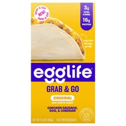 Egglife Taco Breakfast Chicken Sausage Egg Cheese - 3 oz