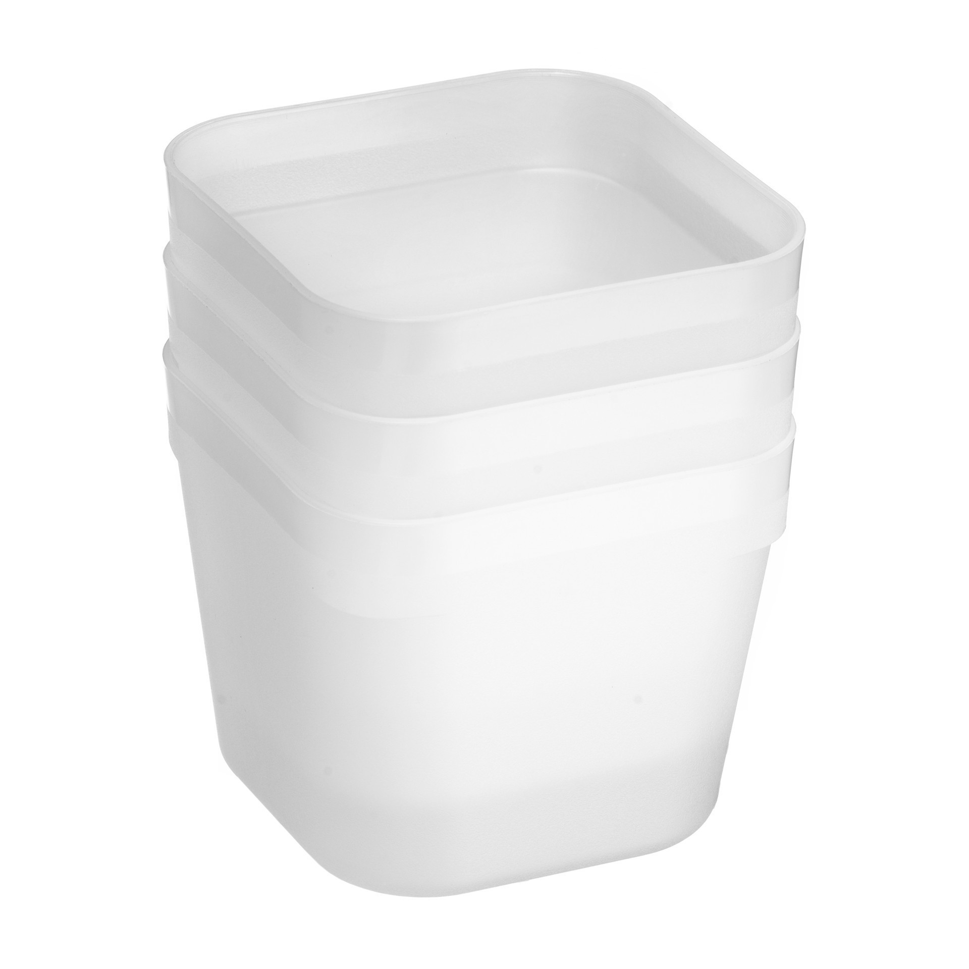 slide 2 of 4, 3" White Drawer Organizers By Simply Tidy, 3ct., 3 ct