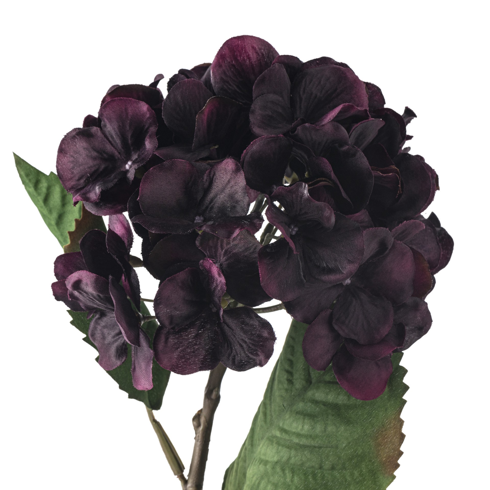 slide 2 of 3, Black & Purple Hydrangea Stem By Ashland, 27 in x 9 in x 6 in