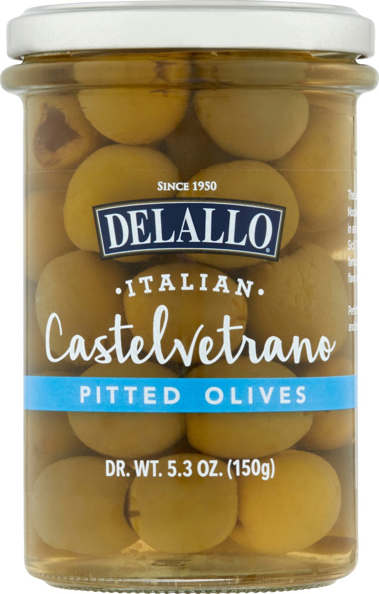 slide 4 of 7, Delallo Castelvetrano Pitted Olvs, 5.3 oz