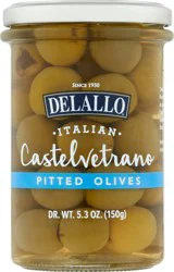Delallo Castelvetrano Pitted Olvs