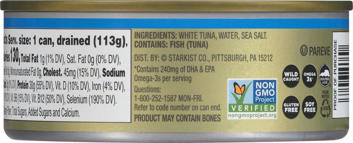 slide 3 of 9, StarKist Selects Solid White Albacore Tuna in Water 4.5 oz, 4.5 oz