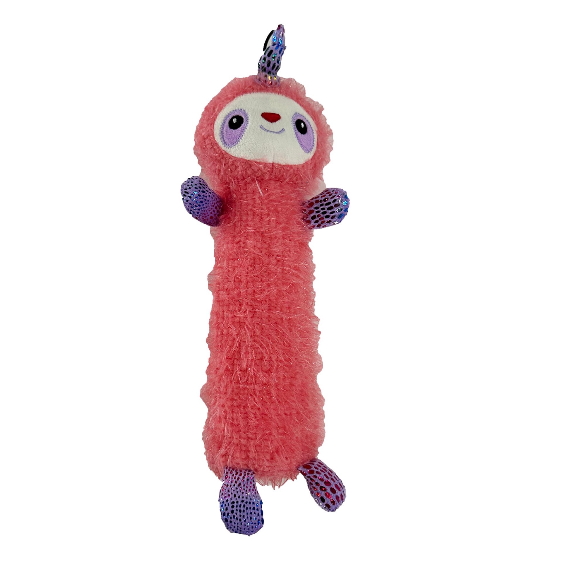 slide 1 of 1, Bark-a-Boo CUTICORN SQ BTTLE SLOTH M Dog Toy, 1 ct