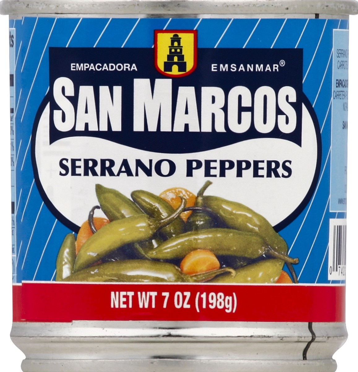 slide 2 of 2, San Marcos Serrano Peppers, 7 oz