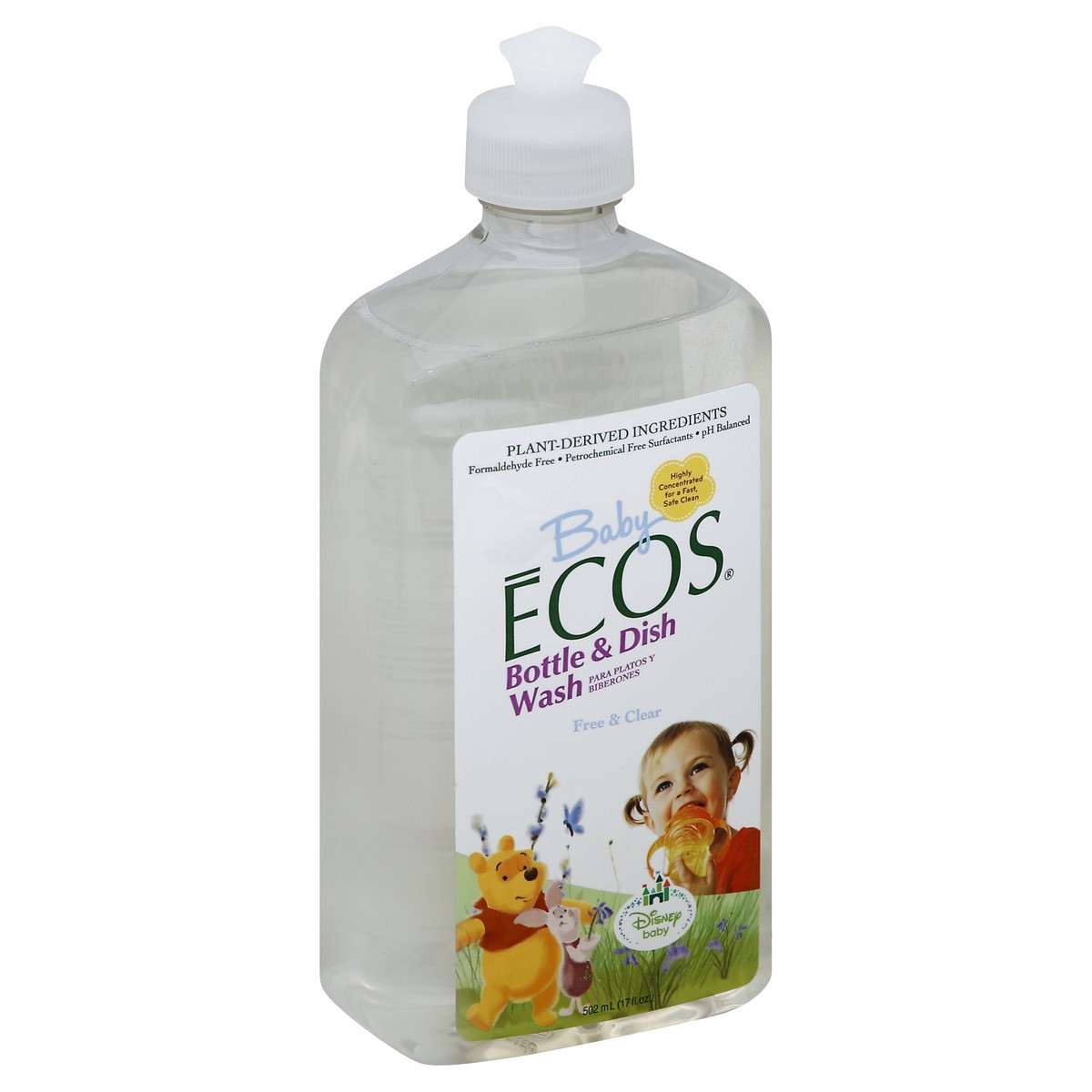 slide 2 of 3, ECOS Baby Bottle Wash & Dish Soap, 17 fl oz