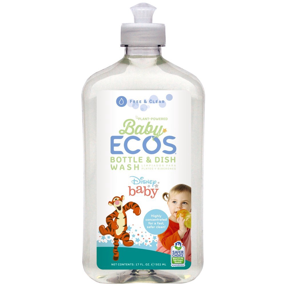 slide 1 of 2, ECOS Baby Bottle Wash & Dish Soap, 17 oz