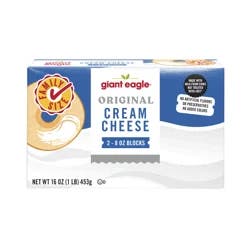 Giant Eagle Cream Cheese, Bricks